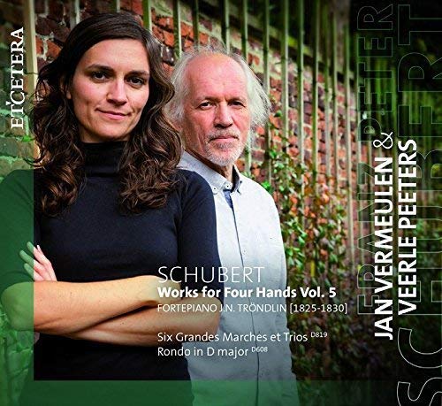 CD cover featuring two musicians, Jan Vermeulen and Veerle Peeters.