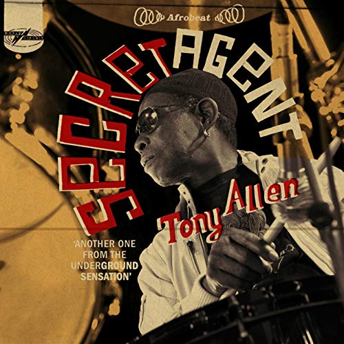 CD cover for Tony Allen’s “Secret Agent” featuring a portrait of Allen.