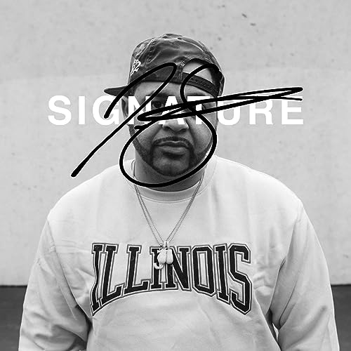 Black and white portrait of a man with “Signature” text overlay.