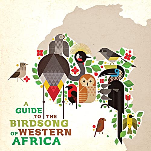 CD cover: illustrated birds and map of Western Africa.