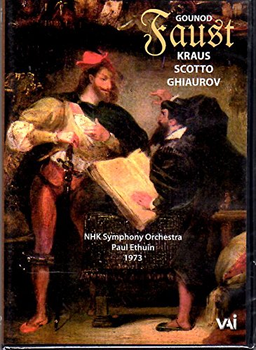 DVD cover for Gounod’s Faust, depicting two men in historical attire.