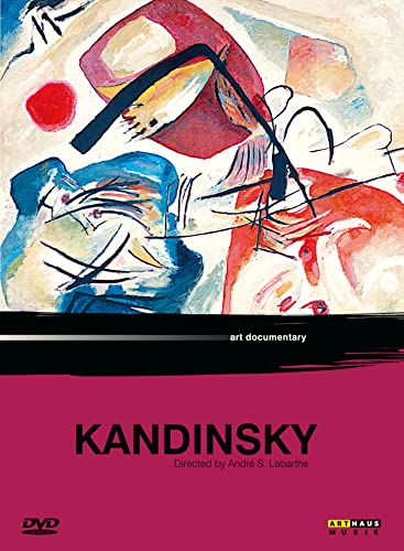 DVD cover featuring Kandinsky’s abstract painting with bold colors and shapes.
