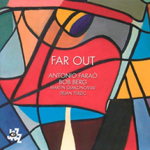 CD cover for "Far Out" by Antonio Faraò, abstract geometric design.