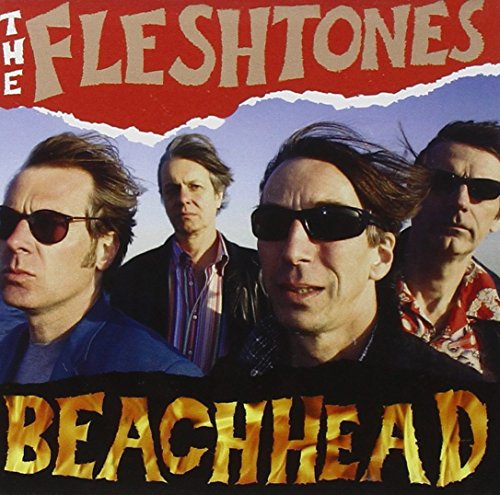 CD cover for The Fleshtones’ “Beachhead” featuring four men in sunglasses.