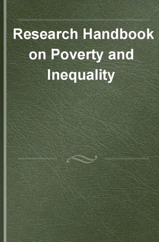 Research Handbook on Poverty and Inequality