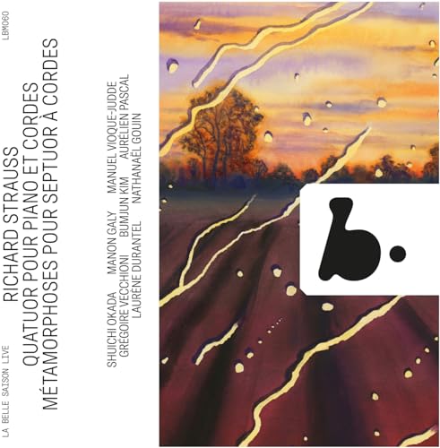 CD cover with abstract orange and black swirls, text listing musicians.