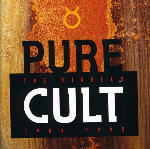 CD cover for āPure Cultā with bold text and a golden, textured background.