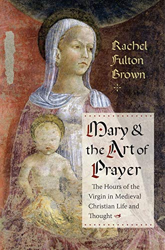 Book cover depicting Mary and baby Jesus, with ornate title text.