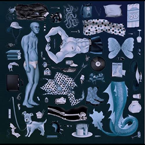 Album cover for The Ballet’s “Daddy Issues” featuring surreal, scattered objects.