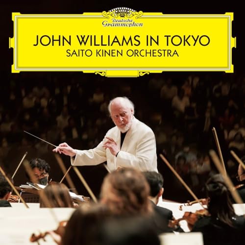 John Williams conducting the Saito Kinen Orchestra in Tokyo, CD cover.