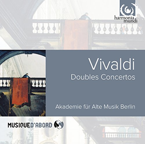 CD cover for Vivaldi’s Double Concertos by Akademie Fur Alte Musik Berlin.
