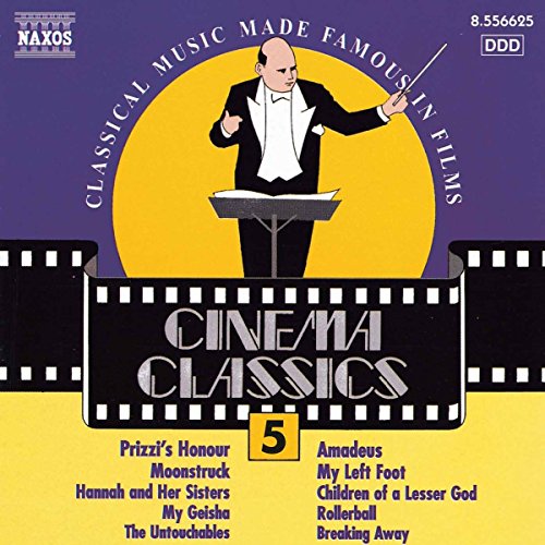CD cover for "Cinema Classics, Vol. 5" featuring a conductor and filmstrip.