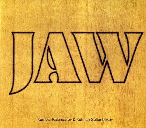 CD cover with bold, black outline lettering "JAW" on a gold background.