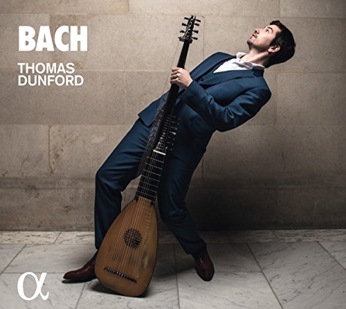 CD cover featuring Thomas Dunford playing a lute, against a stone wall.