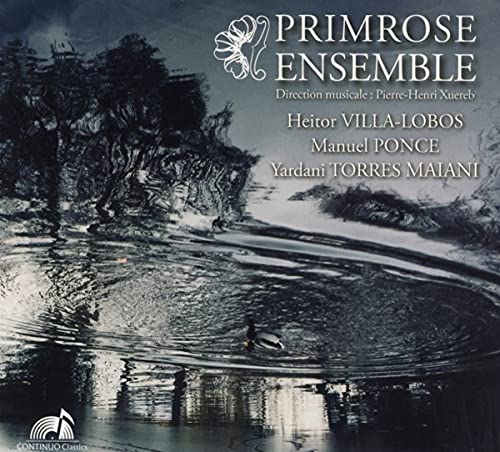 CD cover with a wintry landscape, a duck on water, and text.