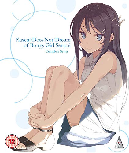 Blu-ray cover for “Rascal Does Not Dream,” featuring anime girl artwork.