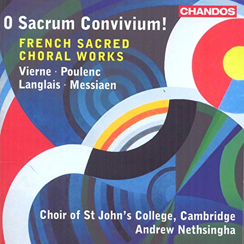 CD cover for "O Sacrum Convivium" by St John's Choir/Nethsingha.