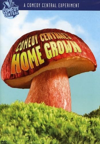 DVD cover for "Comedy Central's Home Grown" featuring a large mushroom.