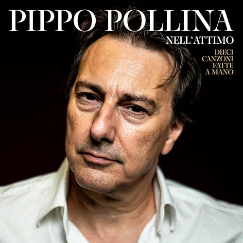 Pippo Pollina album cover featuring a close-up portrait of the artist.