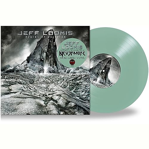 Jeff Loomis "Plains of Oblivion" vinyl record, moss green color.