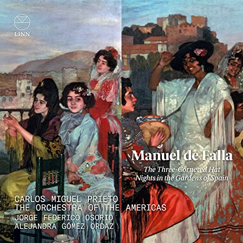 CD cover featuring a painting of several people in traditional Spanish attire.