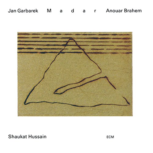 CD cover for Jan Garbarek’s “Madar” featuring abstract mountain drawing.