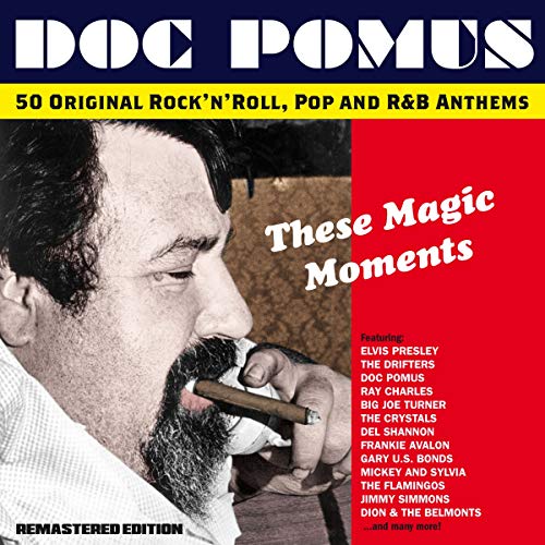 CD cover featuring Doc Pomus smoking a cigar, with text listing artists.