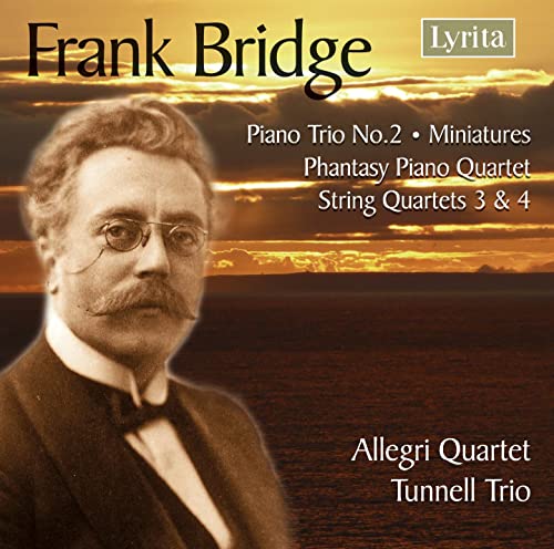 CD cover featuring portrait of composer Frank Bridge and text details.