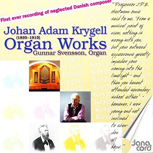 CD cover for Gunnar Svensson’s recording of Johan Adam Krygell’s organ works.