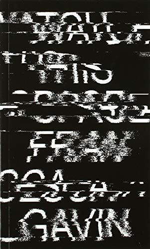 Black book cover with distorted white text reading "Watch This Space" and "Gavin.