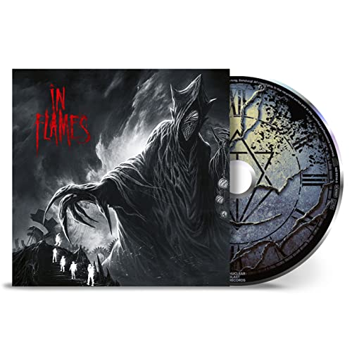In Flames “Foregone” CD digipak with dark, gothic artwork and a silver disc.
