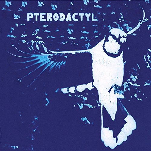 Blue album cover featuring a stylized white pterodactyl silhouette.