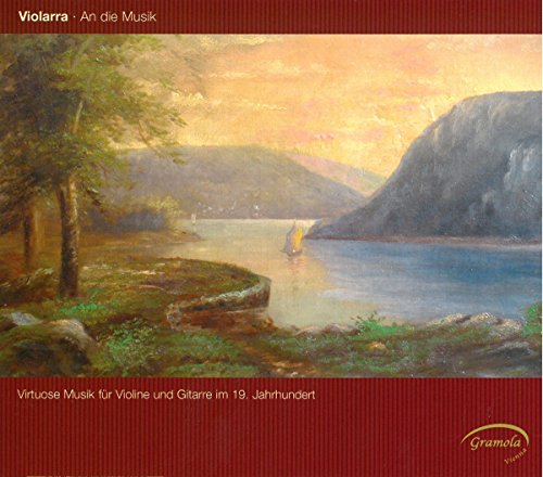 CD cover: Painting of a lake and mountains, with text below.