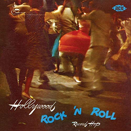 CD cover: dancers in 1950s attire, text "Hollywood Rock 'n' Roll Record Hop".