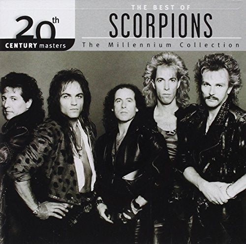 CD cover for The Scorpions’ “Millennium Collection” featuring the band.