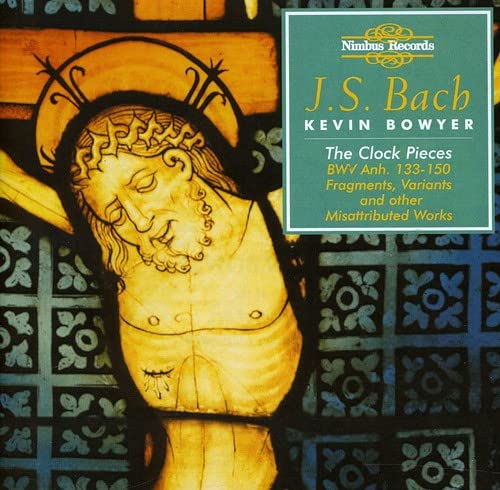 CD cover featuring a stained-glass depiction of the crucifixion of Jesus.