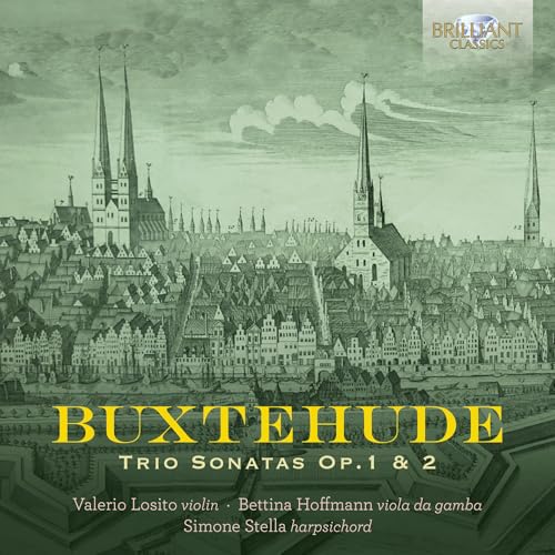 CD cover: historical city view with "Buxtehude" text overlay.