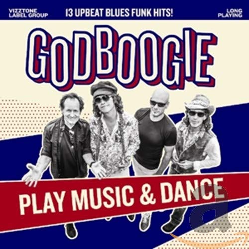 CD cover for “Godboogie” featuring four musicians in sunglasses.