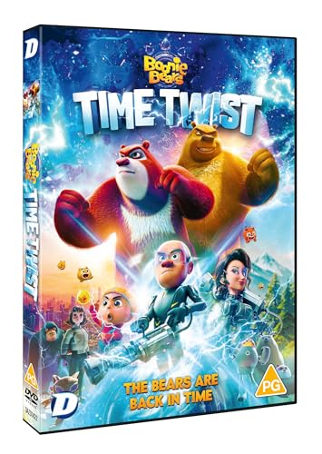 Boonie Bears: Time Twist" DVD cover featuring two large bears and other characters.