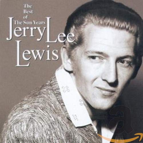 CD cover featuring a black and white portrait of Jerry Lee Lewis.