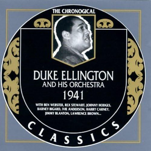 CD cover for Duke Ellington and His Orchestra, 1941 classics.