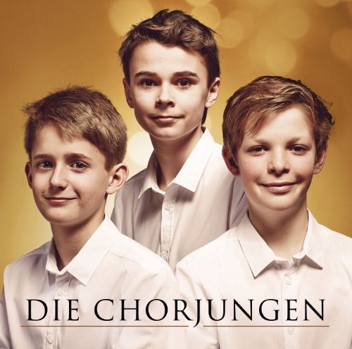 CD cover featuring three young boys in white shirts, smiling.
