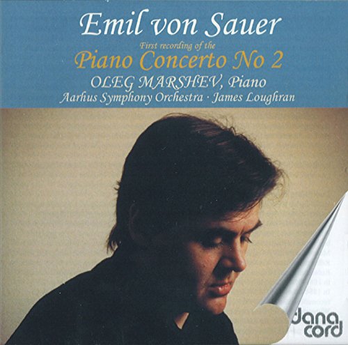 CD cover featuring a portrait of pianist Oleg Marshev in profile.