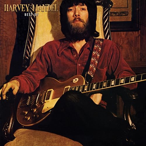 Harvey Mandel album cover featuring a guitarist with a brown beard.