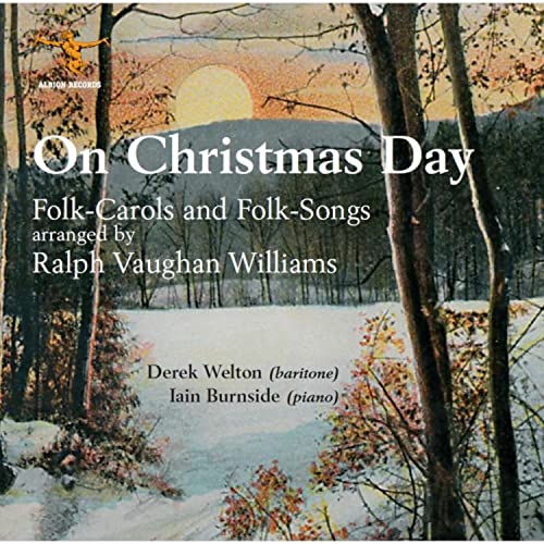 CD cover for “On Christmas Day” folk carols by Vaughan-Williams.