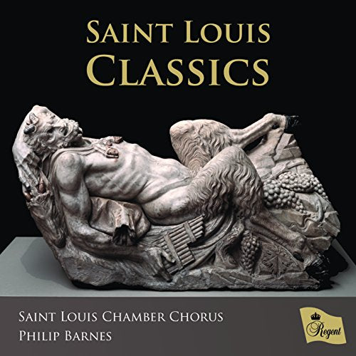 CD cover: sculpture of a centaur against a dark background.