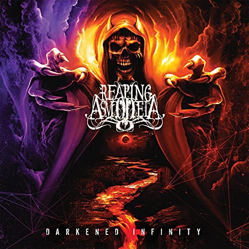 CD cover featuring a hooded skeletal figure engulfed in flames.