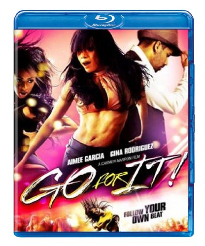 Blu-ray cover art featuring three dancers against a bright pink and orange background.