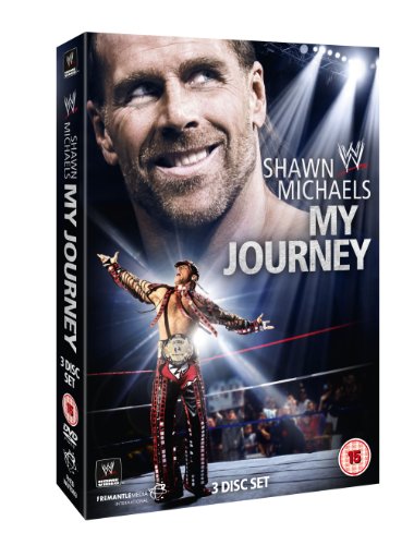 DVD cover for “Shawn Michaels: My Journey” featuring the wrestler.