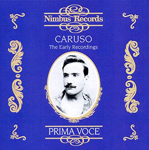 CD cover: black and gold design, portrait of Enrico Caruso.